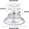 P-87213233607571-20260406120159.webp Unyqoos® Set van 10 verstelbare zuignappen met schroefdraad voor diverse toepassingen