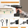 Unyqoos® Set van 18 Zwarte Schroefhaken met Veiligheidsgesp voor Diverse Ophangmogelijkheden
