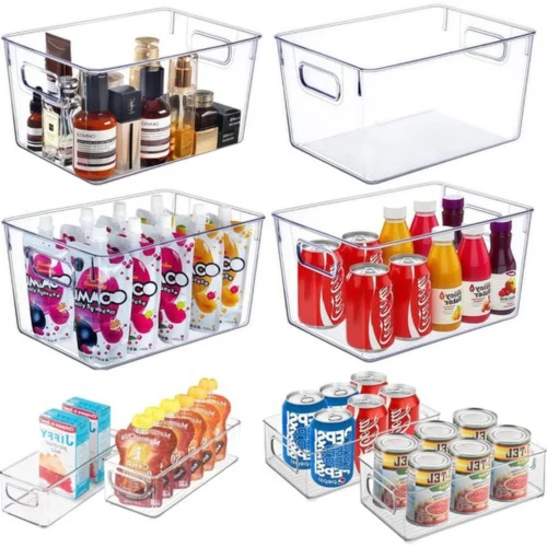 P-87213233668960-20260406095820.webp Unyqoos® Stapelbare en BPA-vrije opbergdozen set voor koelkast en keukenorganisatie