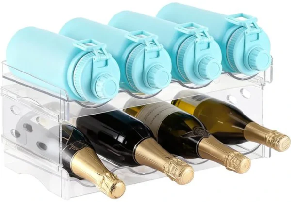 P-87213233681110-20260406094504.webp Unyqoos® Ruime drankhouder voor koelkast en keuken met capaciteit voor 8 flessen