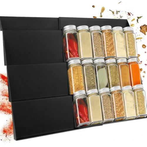 P-87213233726990-20260406102319.webp Unyqoos® Tweedelige kruidenorganizer met drietraps ontwerp voor maximale ruimtebenutting
