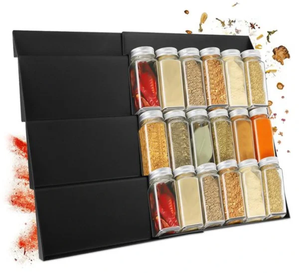 P-87213233726990-20260406102319.webp Unyqoos® Tweedelige kruidenorganizer met drietraps ontwerp voor maximale ruimtebenutting
