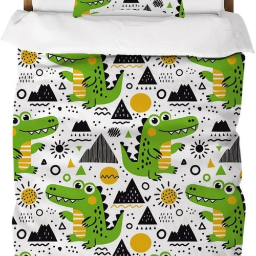 Unyqoos® Beddengoedset met dekbedovertrek en kussensloop voor meisjeskamer