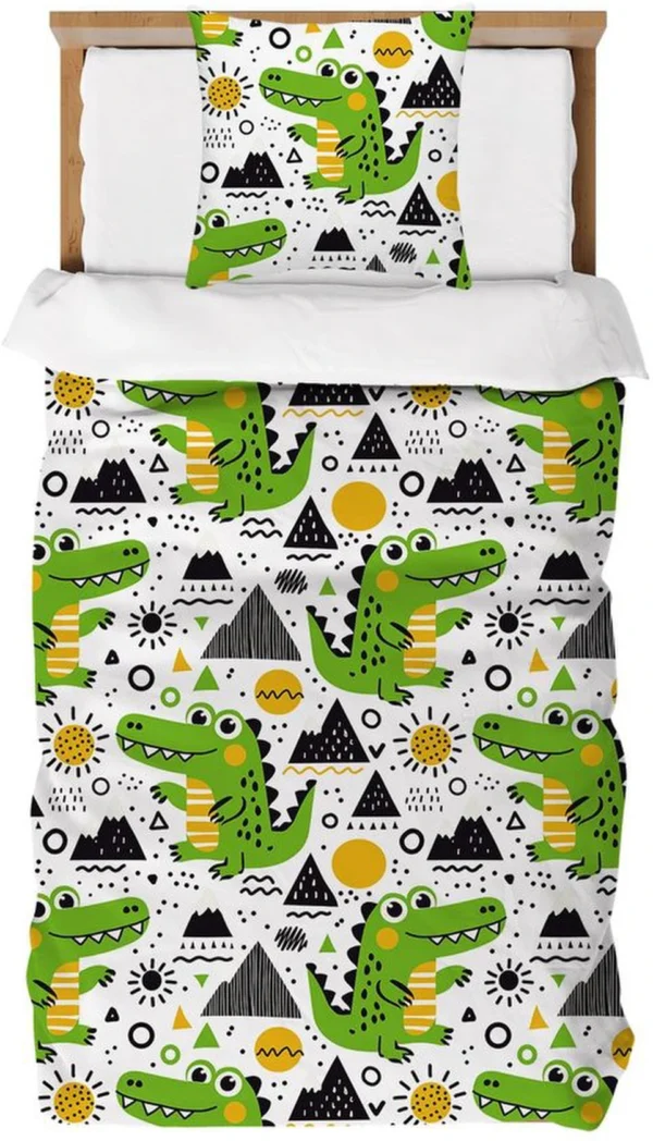 Unyqoos® Beddengoedset met dekbedovertrek en kussensloop voor meisjeskamer