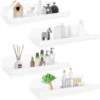 P-87213233750890-20260406082353.webp Unyqoos® Wit acryl wandrek zonder boren voor veelzijdig gebruik in huis