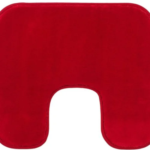 P-87213233783940-20260405134715.webp Unyqoos® Antislip Badmat met Uitsparing voor Staand Toilet in Rood, 50 x 45 cm
