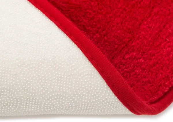 P-87213233783946-20260405134800.webp Unyqoos® Antislip Badmat met Uitsparing voor Staand Toilet in Rood, 50 x 45 cm
