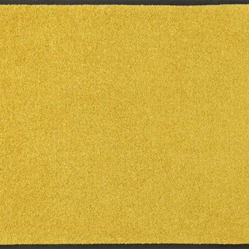 Unyqoos® Wasbare deurmat voor binnen en buiten in honinggoud met antislip rug