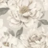 Unyqoos® Romantisch bloemenbehang in pastelkleuren voor elke ruimte in huis