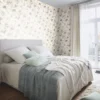 Unyqoos® Romantisch bloemenbehang in pastelkleuren voor elke ruimte in huis