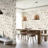 Unyqoos® Romantisch bloemenbehang in pastelkleuren voor elke ruimte in huis