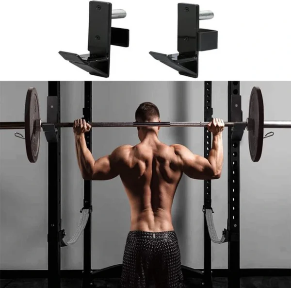 Unyqoos® Robuuste en J-haken voor power rack en fitness racks