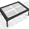 Unyqoos® Dimbare leesloep met LED-verlichting en inklapbare standaard voor handsfree gebruik