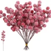 P-87213233893690-20260406093753.webp Unyqoos® Set van 20 rode sneeuwbessentakken voor sfeervolle kerstdecoratie