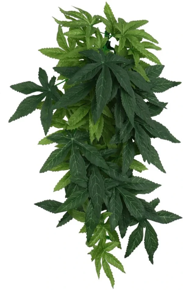 Unyqoos® Decoratieve kunstwaterplant van 40 cm voor aquarium en interieur, groente, 40 cm