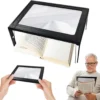 Unyqoos® Praktische leesloep met dimbare LED-verlichting en verstelbare standaard