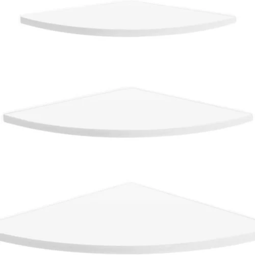 Unyqoos® Set van 3 zwevende hoekplanken voor stijlvolle opslag in elke kamer