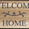 Unyqoos® Wasbare en beige deurmat voor binnen- en buitenshuis gebruik, beige, 50*75cm
