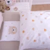 Unyqoos® Ademend en schattig wiegbeddengoed met omkeerbare kussensloop en dekbedovertrek