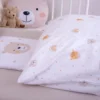 Unyqoos® Ademend en schattig wiegbeddengoed met omkeerbare kussensloop en dekbedovertrek