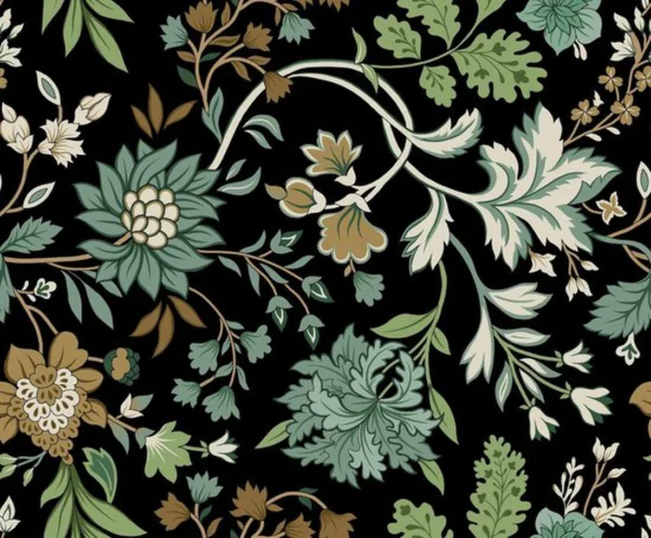 Unyqoos® Groene Bloemen Vinylbehang voor Diverse Interieurtoepassingen en Decoratie