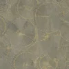 P-87213234002935-20260405113040.webp Unyqoos® Stijlvol vliesbehang met cirkelpatroon in beige, metallic en zwart