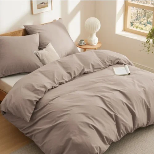 P-87213234010160-20260405103500.webp Unyqoos® Ultrazachte katoenen beddengoedset met ritssluiting en kussenslopen