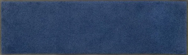 Unyqoos® Wasbare en deurmat blauw voor binnen en buiten 35 x 120 cm