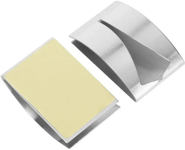 P-87213234031333-20260405181708.webp Unyqoos® Set van vier zelfklevende roestvrijstalen haken voor badkamer en keuken