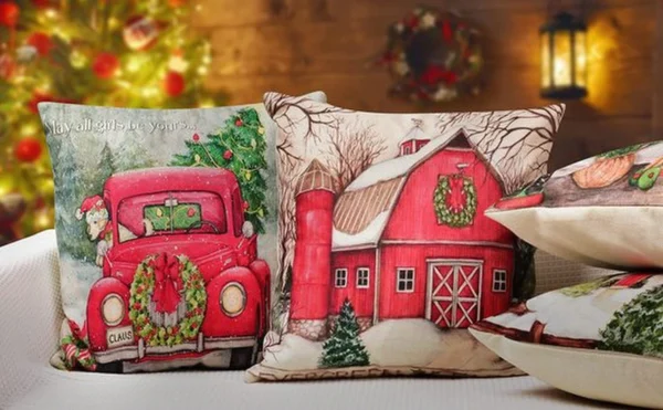 P-87213234049708-20260406111318.webp Unyqoos® Set van 4 feestelijke kussenslopen voor sfeervolle kerstdecoratie in huis