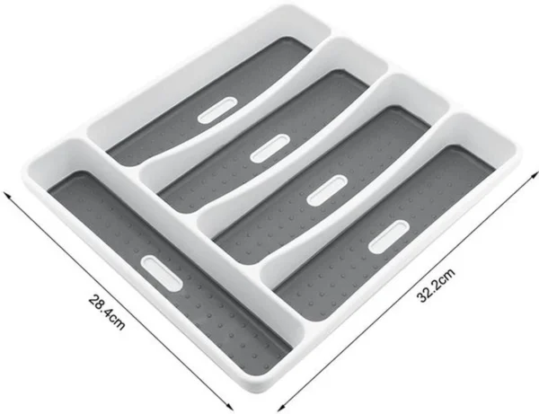 P-87213234085587-20260406100008.webp Unyqoos® Ruime en stabiele bestekbak met antislip voor keukenlades