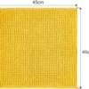 Unyqoos® Zachte Antislip Badmat Set voor Optimale Badkamerervaring in Geel, 45 x 45 cm