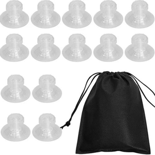 P-87213234097600-20260406115026.webp Unyqoos® Set van 14 zuignaphaken met schroefdraad en handige opbergtas voor veelzijdig gebruik