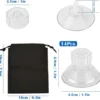 P-87213234097605-20260406115031.webp Unyqoos® Set van 14 zuignaphaken met schroefdraad en handige opbergtas voor veelzijdig gebruik