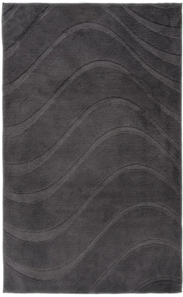 Unyqoos® Stijlvolle antislip badmat met golvend 3D-patroon en zachte touch
