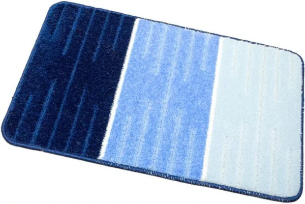P-87213234123023-20260405135126.webp Unyqoos® Stijlvolle en Veilige Blauwe Bademat 50x80 cm met Rutschvaste Onderkant