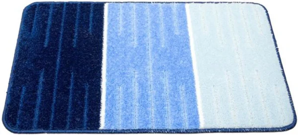 P-87213234123027-20260405135140.webp Unyqoos® Stijlvolle en Veilige Blauwe Bademat 50x80 cm met Rutschvaste Onderkant
