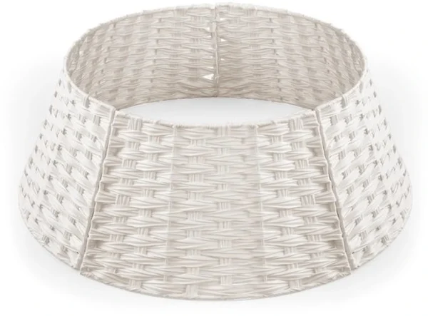 P-87213234183970-20260406092320.webp Unyqoos® Ronde kunstrotan kerstboomrok voor stijlvolle kerstdecoratie binnenshuis en buitenshuis