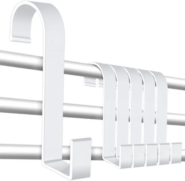 P-87213234197690-20260406115123.webp Unyqoos® Set van 6 multifunctionele haken voor handdoeken en radiatoren in huis