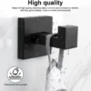 P-87213234227454-20260406115144.webp Unyqoos® Set van drie zwarte roestvrijstalen wandhaken voor badkamer en keuken