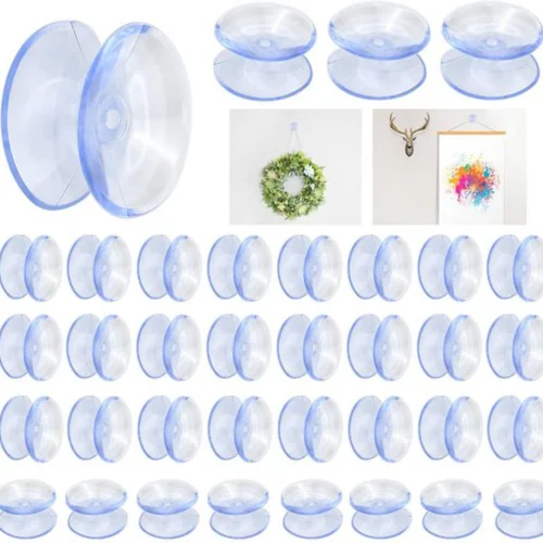 P-87213234228200-20260406115210.webp Unyqoos® Set van 20 transparante dubbelzijdige zuignappen voor diverse oppervlakken