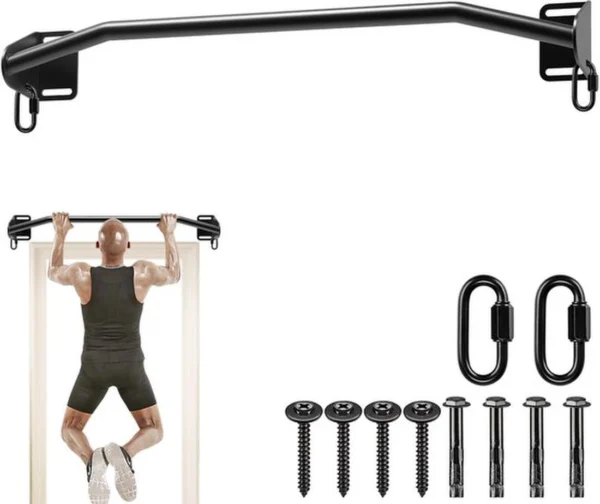 Unyqoos® Verstelbare Plafondgemonteerde Optrekstang voor Multifunctionele Training thuis