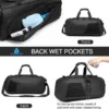 Unyqoos® Veelzijdige 3-in-1 Sport- en Reistas met Waterdichte Functies voor Heren en Dames, 40 Liter Capaciteit