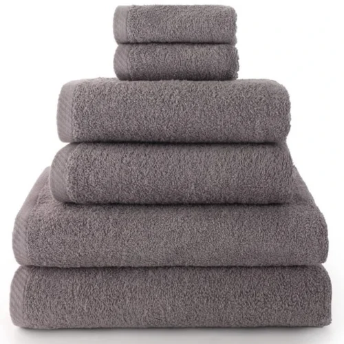 P-87213234248620-20260405183302.webp Unyqoos® Complete set van zachte en absorberende katoenen badhanddoeken in grijstint