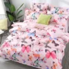 P-87213234254560-20260405104549.webp Unyqoos® Roze Kinderbeddengoedset met Vlindermotief voor Meisjes, 140x200 cm, 100% Microvezel