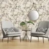 P-87213234285256-20260405113625.webp Unyqoos® Crème Beige Vliesbehang met Bloemenpatroon voor Stijlvolle Interieurs
