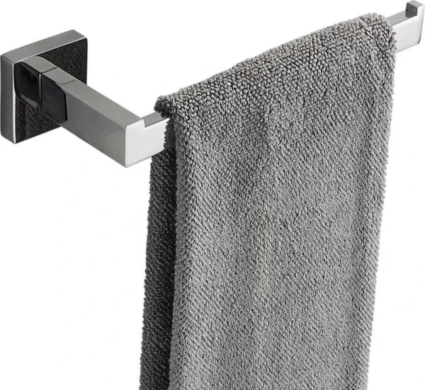 Unyqoos® Stijlvolle Roestvrijstalen Handdoekring voor Badkamer en Keuken, 27 cm Chroomafwerking