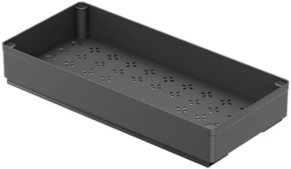 Unyqoos® Uitschuifbare Keuken- en Badkamer Organizer met Telescoopschade en Nano-Kleeftechnologie