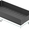Unyqoos® Uitschuifbare Keuken- en Badkamer Organizer met Telescoopschade en Nano-Kleeftechnologie