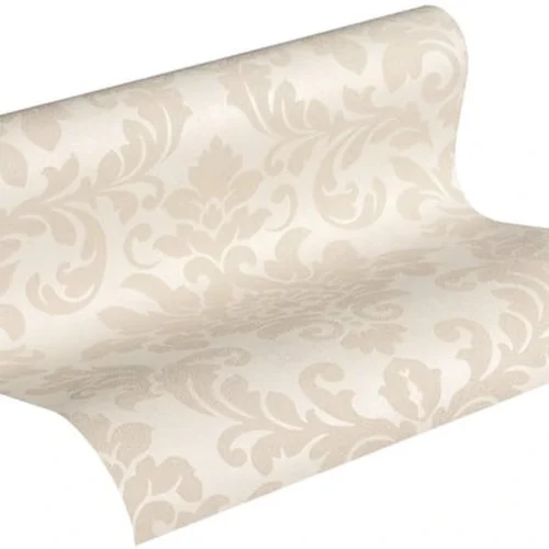 P-87213234306650-20260405113653.webp Unyqoos® Elegant vliesbehang met barokke ornamenten in beige en crèmetinten